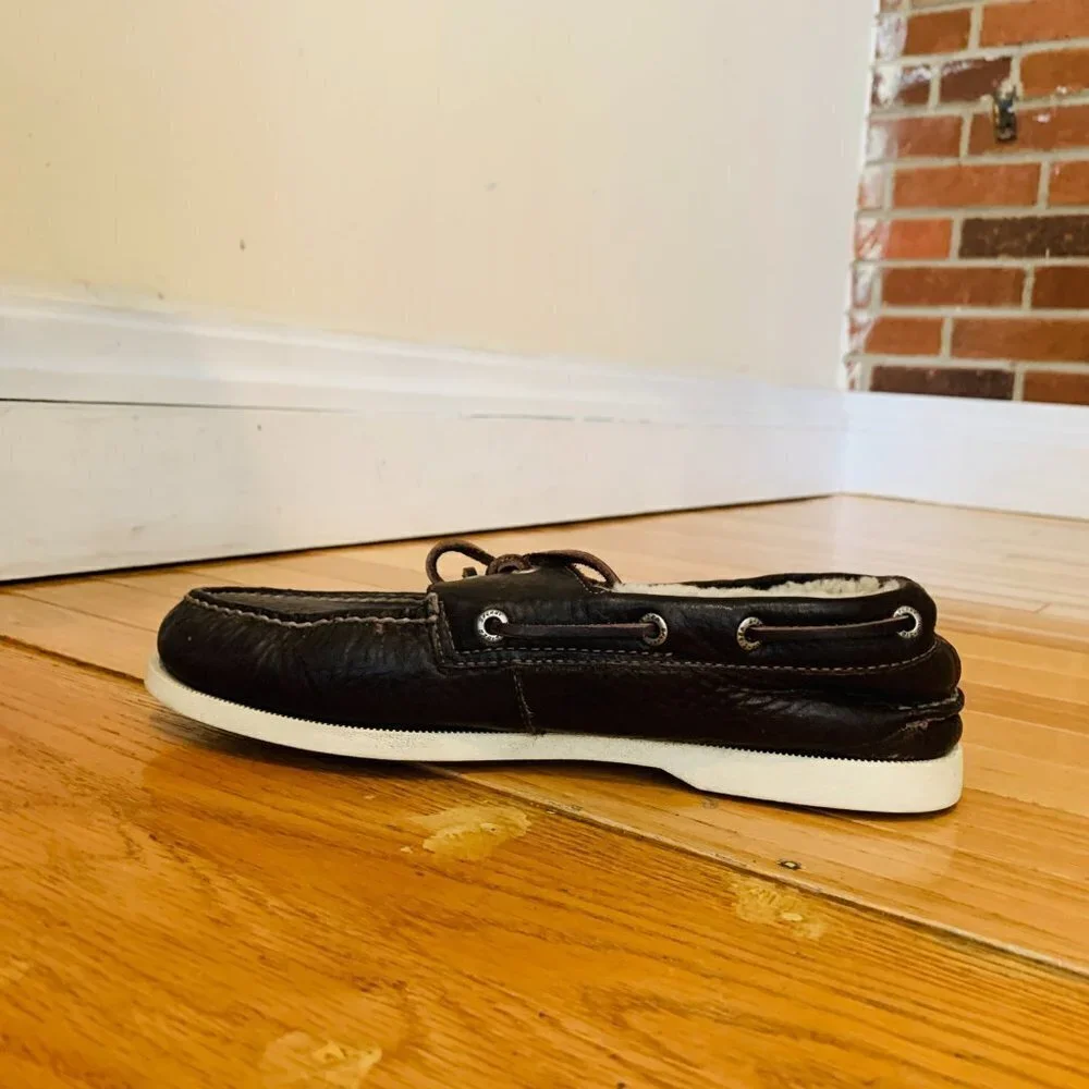 Sperry Herren Top-Sider Fur Lined Boat Shoes Mens Size 8